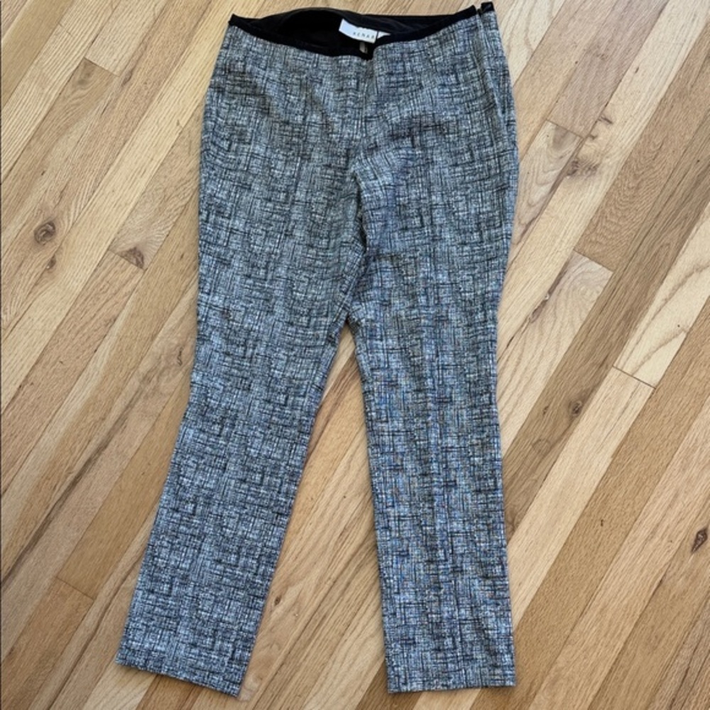 Kenar Straight Leg Pants in Black Pattern Size 4